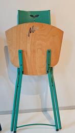 Italiaanse design klapstoelen Mia van Giorgio Cattelan., Ophalen, Twee, Blauw, Zo goed als nieuw