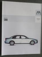 Volvo S80 S 80 & Executive 2000 Brochure, Boeken, Auto's | Folders en Tijdschriften, Ophalen of Verzenden, Volvo