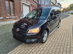 VW CADDY 1,6TDI 75KW 7PLACES AIRCO HIGHLINE, Voorwielaandrijving, Euro 5, Zwart, 4 cilinders