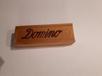 Domino in houten kistje, Comme neuf, Autres types, Enlèvement