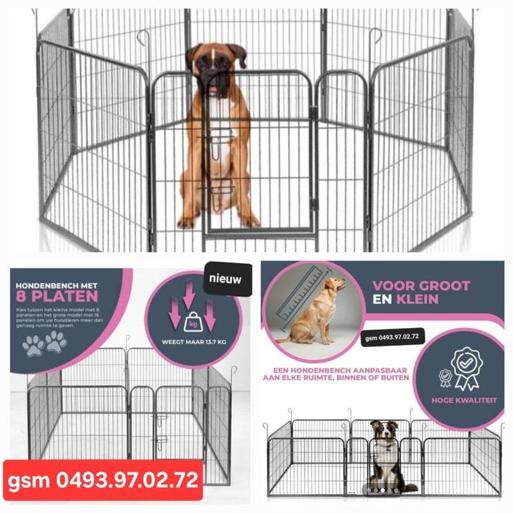 hondenren-puppyren nieuw in de doos, Dieren en Toebehoren, Hondenhokken, Nieuw, Ophalen