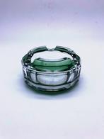Cendrier en cristal vert Val Saint Lambert, Antiquités & Art, Antiquités | Verre & Cristal, Enlèvement ou Envoi