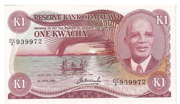 Malawi, 1 kwacha, 1984, UNC