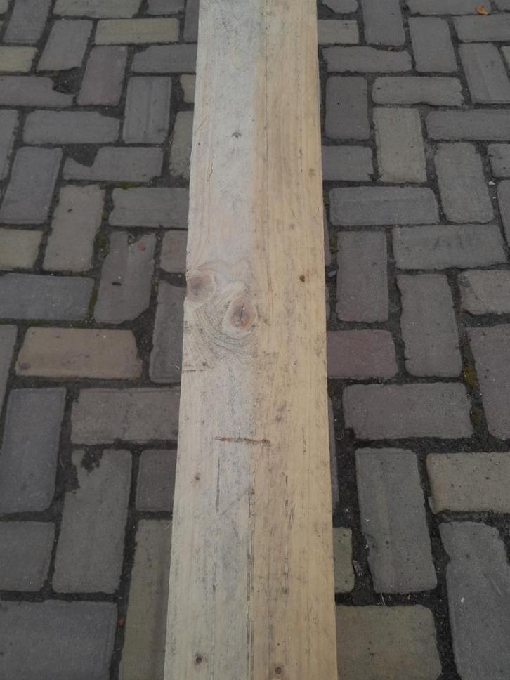 Recuperatie hout, Doe-het-zelf en Bouw, Hout en Planken, Zo goed als nieuw, Plank, Grenen, 300 cm of meer, Minder dan 25 mm, Ophalen