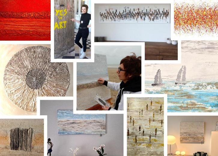 VERSTEGEN moderne schilderijen MAATWERK, Antiek en Kunst, Kunst | Schilderijen | Modern, Ophalen