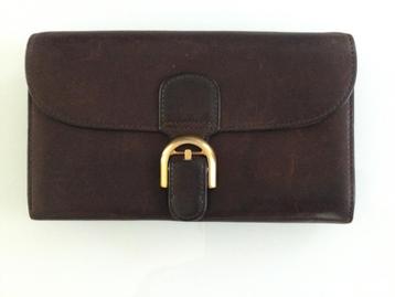 Delvaux bruine brillant portemonnee  vintage beschikbaar voor biedingen