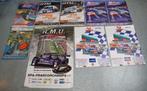 Lot 9 oude poster spa francorchamps automobile, Verzamelen, Ophalen of Verzenden, Gebruikt, Reclamebord