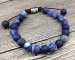 Sodaliet armband verstelbaar, Overige materialen, Blauw, Nieuw, Ophalen of Verzenden