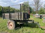 Kipper met aanhanger voor landbouwtrekker, Ophalen, Weidebouw