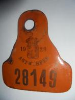mooie taksplaat 1929 antwerpen fietsplaat email, Ophalen of Verzenden