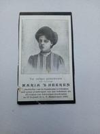 maria heeren brandramp van praalwagen in 1902, Verzamelen, Bidprentjes en Rouwkaarten, Ophalen of Verzenden, Bidprentje