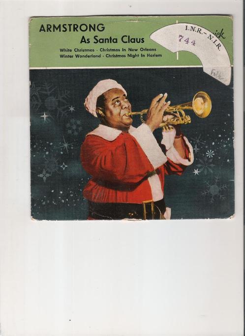 Louis Armstrong - As Santa Claus - EP, Cd's en Dvd's, Vinyl Singles, Gebruikt, EP, Jazz en Blues, 7 inch, Ophalen of Verzenden