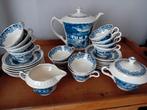 Koffie servies boerenhoeve (blauw) Maastricht, Antiek en Kunst, Ophalen of Verzenden