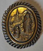 Zilveren broche uit het begin van de 20e eeuw „Notre-Dame de, Antiek en Kunst, Ophalen of Verzenden