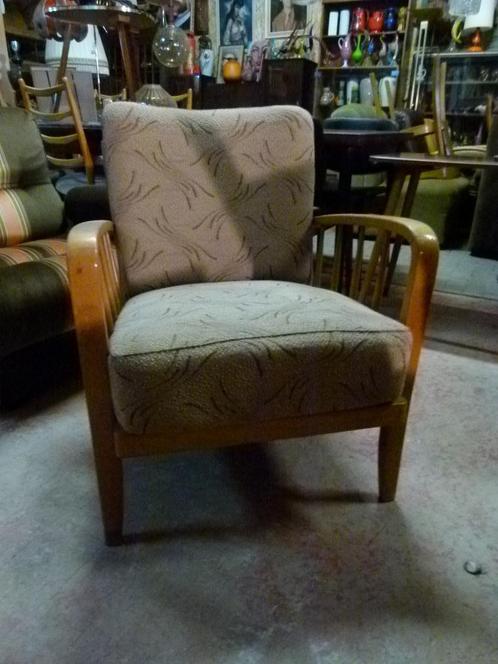 vintage fauteuil relaxje 50er jaren, Verzamelen, Retro, Huis en Inrichting, Ophalen of Verzenden