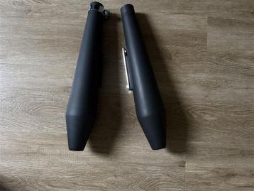 Uitlaat dempers "Megaphone" Black, per paar. beschikbaar voor biedingen