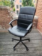 Zwarte bureaustoel van ikea, Ophalen, Gebruikt, Zwart, Bureaustoel