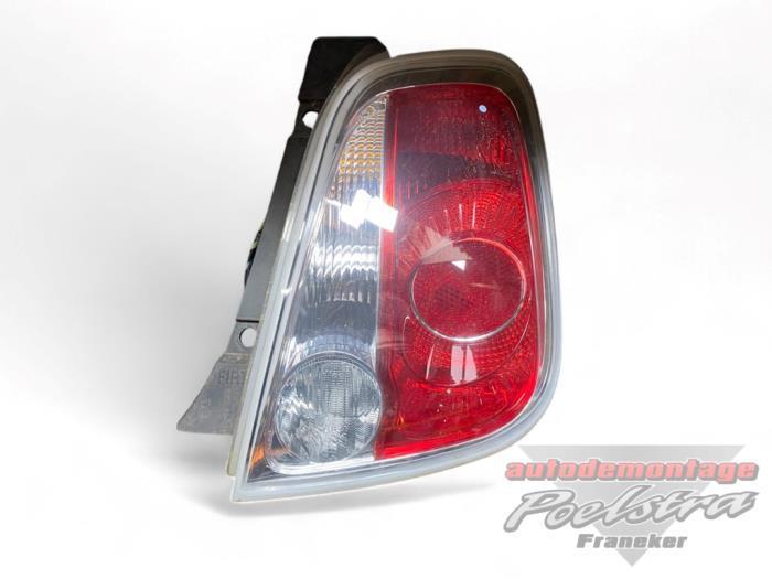 Achterlicht rechts van een Fiat 500, Auto-onderdelen, Verlichting, Fiat, Gebruikt, 3 maanden garantie, Ophalen of Verzenden