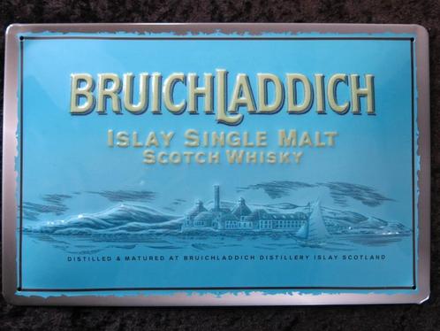 Reclamebord van BruichLaddich Whisky in reliëf-30 x 20cm ., Collections, Marques & Objets publicitaires, Neuf, Panneau publicitaire