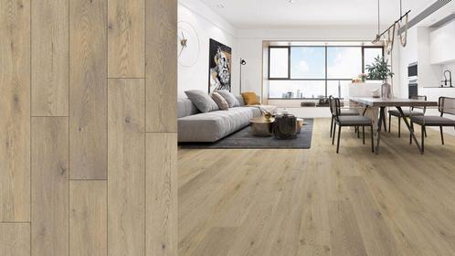 Vloerdelen echt Eiken op onderbouw kalksteen composiet, Doe-het-zelf en Bouw, Vloerdelen en Plavuizen, Nieuw, Hout, 150 cm of meer