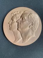 Bronzen Albert ll en Paola, Postzegels en Munten, Penningen en Medailles, Brons