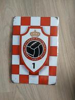 Metalen plaat rafc antwerp 30 x 20, Ophalen of Verzenden