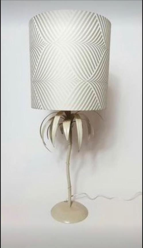 leuke palmboom tafel lamp, Maison & Meubles, Lampes | Lampes de table, Comme neuf, Métal, Enlèvement ou Envoi