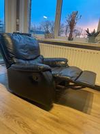 lederen relaxzetel (zwart) GRATIS, Enlèvement, Utilisé, Cuir