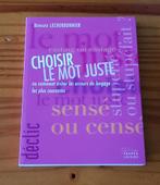 Choisir le mot juste, Boeken, Verzenden, Gelezen