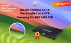 macOS Sonoma 14.7.6 Voor-Geïnstalleerde SSD 4 TB macOS OSX, Computers en Software, Verzenden, Nieuw, MacOS