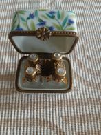 Limoges doosje met parfumflesje, Ophalen of Verzenden