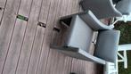 3 stoelen gratis. Lichte beschadiging op wieltjes, Huis en Inrichting, Stoelen, Ophalen, Kunststof, Gebruikt, Drie