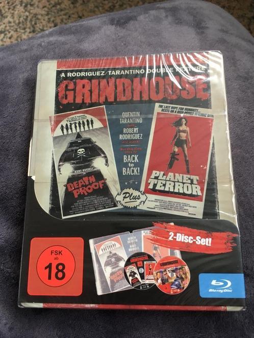GRINDHOUSE STEELBOOK "Planet Terror" et "Death proof" Bluray, CD & DVD, Blu-ray, Neuf, dans son emballage, Action, Enlèvement ou Envoi