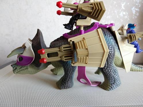 1988 Tyco Dino Riders - Triceratops, Kinderen en Baby's, Speelgoed | Actiefiguren, Zo goed als nieuw, Ophalen of Verzenden