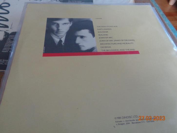Orchestral Manoeuvres In The Dark – Architecture & Morality, Cd's en Dvd's, Vinyl | Rock, Zo goed als nieuw, Poprock, 12 inch
