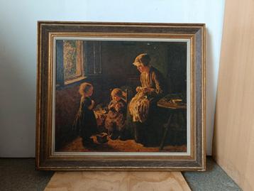 Schilderij "Her First Lesson" door Bernard Pothast - 1963 beschikbaar voor biedingen