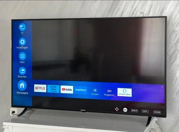 Medion TV - 65” - 4K - Smart TV - Perfecte Staat, Audio, Tv en Foto, Televisies, QLED, Refurbished, 120 Hz, 100 cm of meer