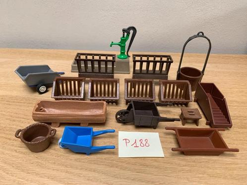 PLAYMOBIL P188: TOEBEHOREN BOERDERIJ, Kinderen en Baby's, Speelgoed | Playmobil, Ophalen of Verzenden
