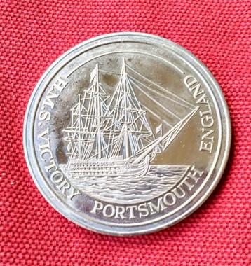 voilier à médaille argentée HMS Victory Portsmouth
