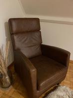 Leren stoel cognac, Ophalen, Gebruikt, Eén