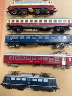 lot train miniature HO fleischmann locos et voyageurs, Analogique, Enlèvement ou Envoi, Fleischmann, Set de Trains