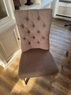 6 Eetkamerstoelen, Enlèvement, Comme neuf, Gris