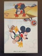 Oude Disney postkaart., Ophalen of Verzenden, Mickey Mouse, Gebruikt, Plaatje of Poster