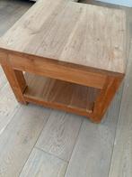 Teak bijzettafel, Huis en Inrichting, Ophalen, Gebruikt, Vierkant, Modern, landelijk