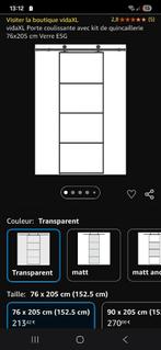 Porte coulissante, Enlèvement, Neuf