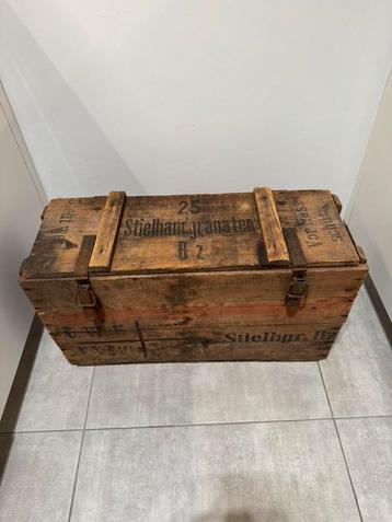 Wo1 Duitse kist voor steelgr. in mooie staat ! beschikbaar voor biedingen