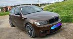 BMW 1-serie 123d, Auto's, BMW, Zwart, USB, Bruin, 5 deurs