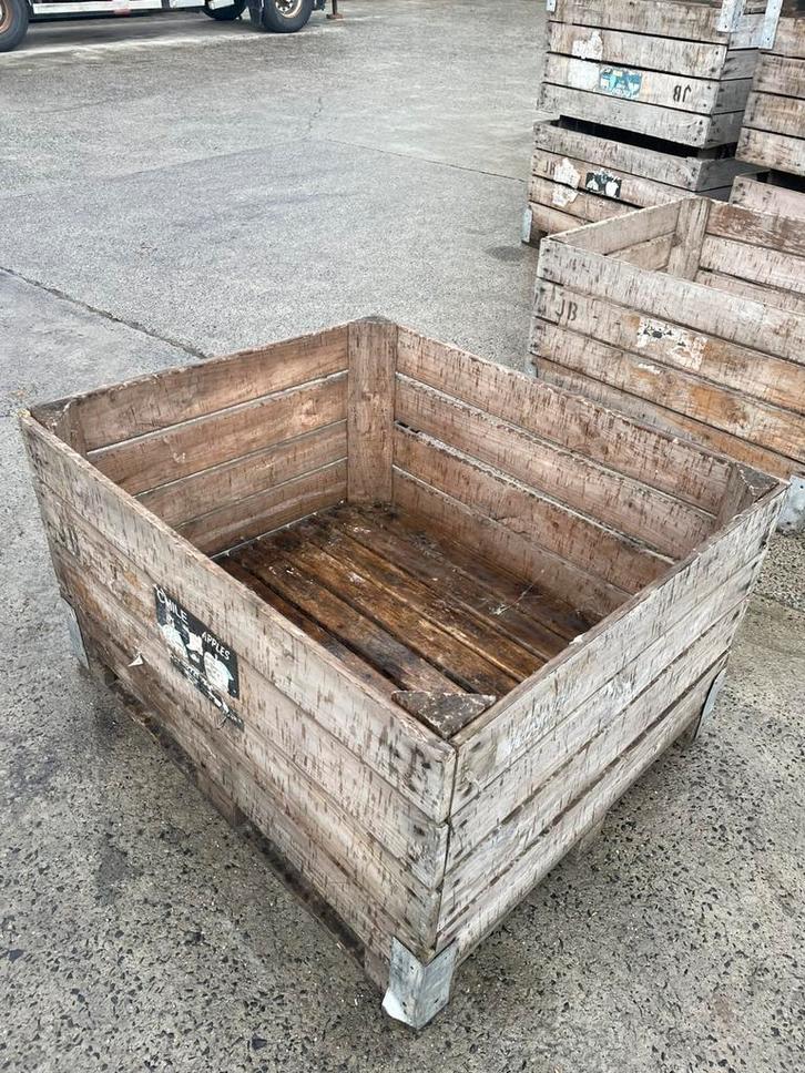 Kisten,houten bakken,opslagbak,plantenbak,brandhout opslag, Tuin en Terras, Brandhout, Ophalen