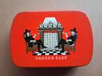 oude tabaksdoos VANDER ELST  ROOD, Ophalen of Verzenden, Gebruikt, Reclamebord