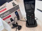 Fysic FM-9260 - Eenvoudige mobiele klaptelefoon voor senior, Zonder abonnement, Ophalen of Verzenden, Zo goed als nieuw, Inklapmodel